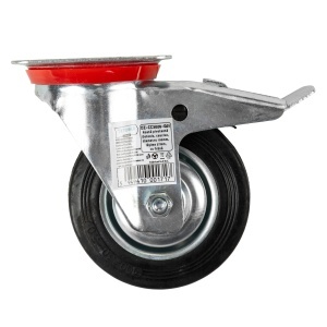 Roata pivotanta Detoolz, cauciuc 100x27mm CF G01 - Img 2
