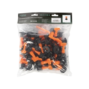 Set of 50 ceramic tile levelling devices - Img 3