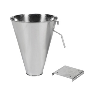 Slaughtering cone for poultry 42x39x14cm galvanised