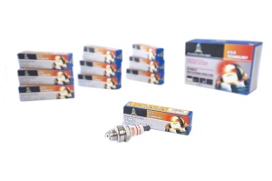 Spark plug 2T Small Farmer, thread M14*1.25, thread length 9 mm, 3 ends - Img 2