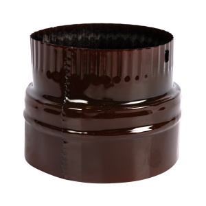 Stove flue reducer, 120mm, ø130mm, Brown