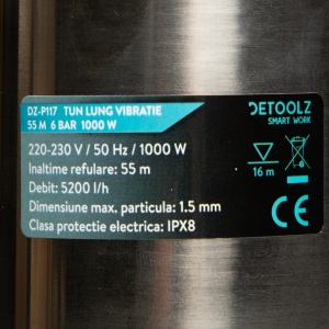 Tun lung de adancime 55m 6 bar 1000W 5200 l/h - Img 4