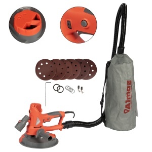 Wall sander Almaz 750W, Ø180mm, with variable speed control and LED belt