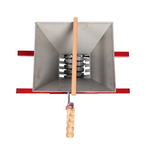Zdrobitor manual de fructe cu role si cuva INOX - Img 2