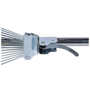 Adjustable metal leaf rake with tail - Img 2