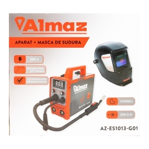 Almaz welding machine and helmet set, MMA+MIG+FCAW, 200A AD - Img 9
