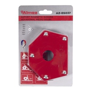Almaz welding support, magnetic, hexagonal, maximum lifting capacity 22.7 Kg - Img 2
