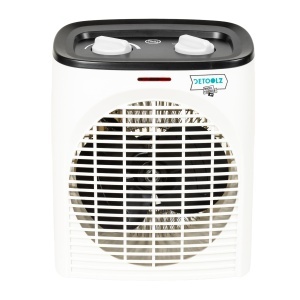 Detoolz 1000/2000W electric fan heater, plastic housing - Img 3