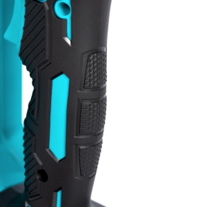 Detoolz 20V cordless mini chainsaw, angled - Img 2