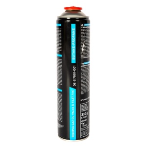 Detoolz 330g gas cartridge with valve and 7/16" thread - Img 2