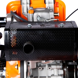 DETOOLZ 7CP 280cc rotary tiller, diesel, 4-stroke, 3-speed, manual start, with wheels - Img 6