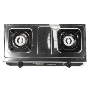 Detoolz portable mini cooker, 5.6 kW, 2 burners, Piezo ignition - Img 3