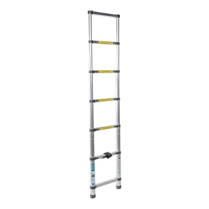 Detoolz telescopic ladder, maximum height 2m, 7 steps, maximum weight 150 kg - Img 3