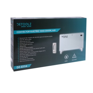 Electric convector 1000W/2000W, white - Img 10