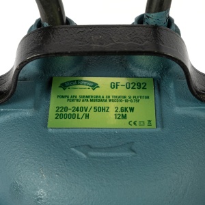 EUROAQUA Dirty water pump with chopper and float - Img 3