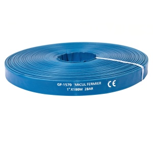 Flat PVC 1'' PVC water backflow hose 100m - Img 5