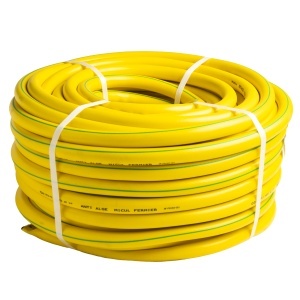 Furtun apa Micul Fermier, diametru 3/4" , lungime 50m, cu insertie, galben