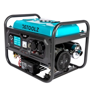 Generator Detoolz 3kW 2P230 B4T Detoolz generator 3kW electric start 15L without wheels G02 G02 - Img 12
