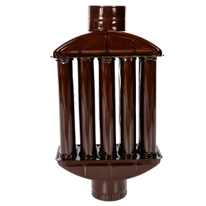 Heat recovery duct, 120mm, brown