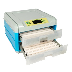Incubator electric Micul Fermier capacitate 128 oua, 2 etaje, alimentare 220V/12V - Img 3