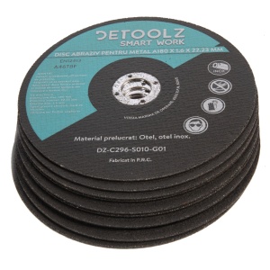 Metal grinding disc set 180 mm (10/set)
