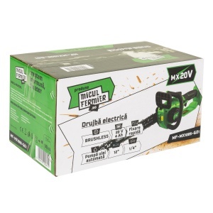 Micul Fermier 20V electric chainsaw, 4 Ah, 12" blade, brushless - Img 5