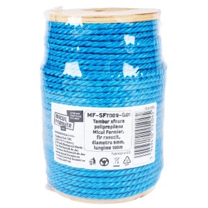 Micul Fermier polypropylene twine spool, twisted thread, 6 mm diameter, 100 m length - Img 2