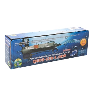 Pompa apa submersibila 1,1kw 120m (tun) cu plutitor MF - Img 5