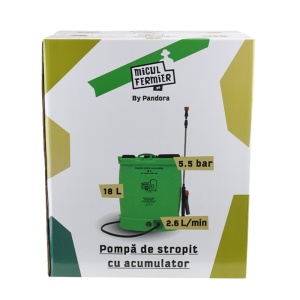 Small Farmer Spray Pump, capacity 18l, Pandora, with battery - Img 9