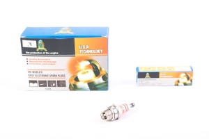 Spark plug 2T Small Farmer, thread M14*1.25, thread length 9 mm, 3 ends - Img 3
