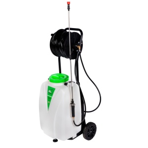 Battery-powered sprayer Little Farmer, capacity 40l, with wheels - Img 3