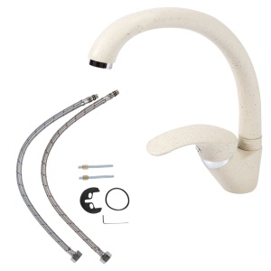 Battery single handle mobile pipe 210mm beige - Img 2