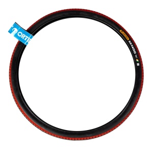 Bicycle tyre 28x1.75", ETRTO 47-622, model M-1400, black/red, Street profile
