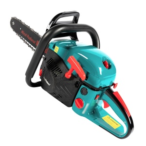 Cha chainsaw MP5200, 52cc displacement, 2.9 HP, 2 blades 16" + 2 chains, metal starter, quick start - Img 3