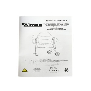 Concrete Mixer 160L 1000W HCM550 - Img 2
