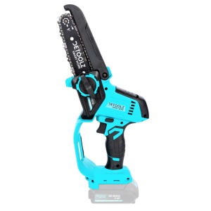 Detoolz 20V cordless mini chainsaw, right-hand model