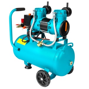 Detoolz compressor 24L oil-free, 1500 W, flow 154L/min, 8 bar, 2 air intakes - Img 5