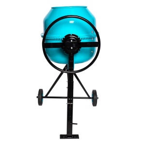Detoolz concrete mixer, 160-litre capacity, 1000W power, cast iron mixing drum, with wheels - Img 9