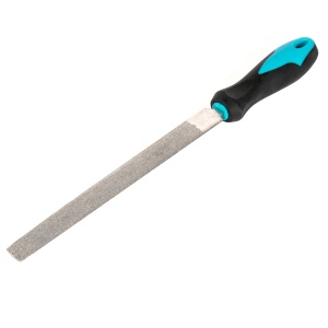 Detoolz diamond file, semi-round, for ceramics