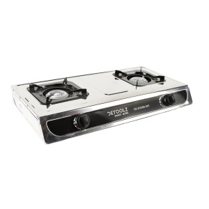 Detoolz portable mini cooker, 5.6 kW, 2 burners, Piezo ignition - Img 4