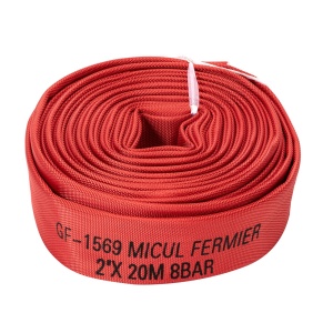 Fire hose 2" 20m 8bar 8bar without heads RED