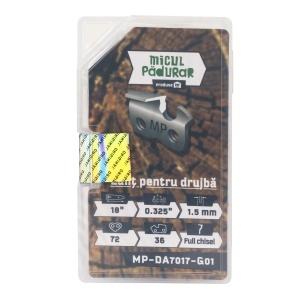 Lant Micul Padurar 18", pas .325", grosime pinten 1.5mm, 72 pinteni, 36 dinti, full-chisel - Img 2