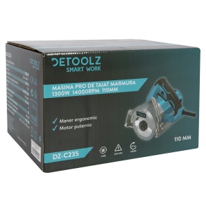 Masina pentru debitat placi ceramice Detoolz, putere 1300W, diametru disc 110mm - Img 6