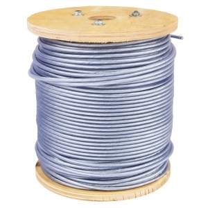 Micul Fermier galvanised steel cable reel, plastic-coated, diameter 2–3.5 mm, length 100 m