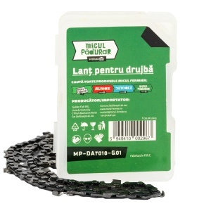 Micul Padurar 12" chain, 1/4" pitch, 1.1 mm rail groove, 62-pin, 31 teeth, semi-chisel