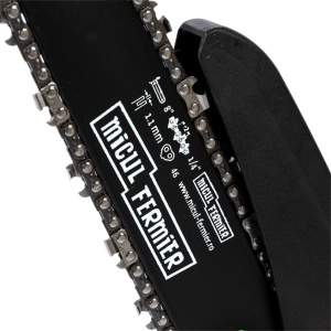 Mini drujba pe acumulator, Micul Fermier, 20V, cu doua lame 6'' si 8'', doua lanturi - Img 6