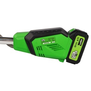 Motocoasa (Trimmer) electrica Micul Fermier 20V, 2 acumulatori 4Ah, maner dublu, motor fara perii - Img 4