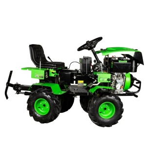 Motocultivator Ride-On Micul Fermier, 17CP, capacitate cilindrica 530 CC, motor 4 timpi, 4X4, 4 viteze, 2 cutii de viteze, pornire electrica, sistem hidraulic - Img 13