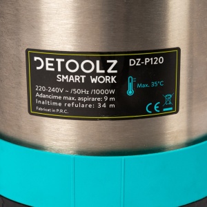 Pompa submersibila inox cu plutitor 1000W 6300L/H - Img 8