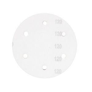 Set of 10 abrasive paper P120 6ga 6 sheets 215mm - Img 2